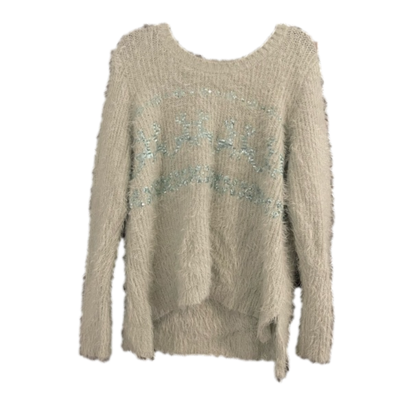 LC Lauren Conrad Sweaters - LC Lauren Conrad Fuzzy Reindeer Sweater Women’s